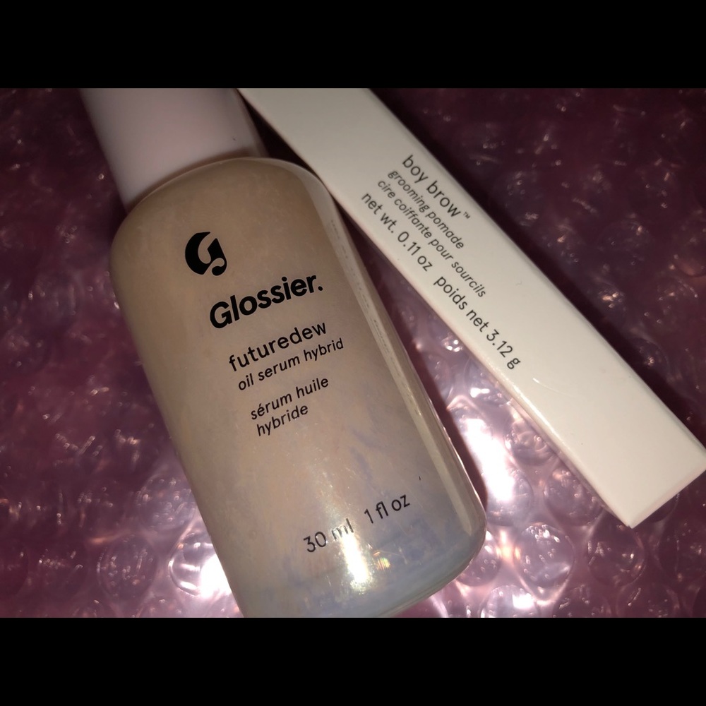 Glossier Boy Brow in Brown & Glossier Futuredew